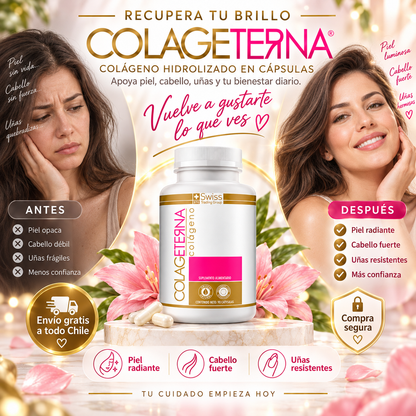 🔥 COLAGETERNA — EL TIEMPO SE NOTA. TU CUIDADO TAMBIÉN | 30% OFF 🎁