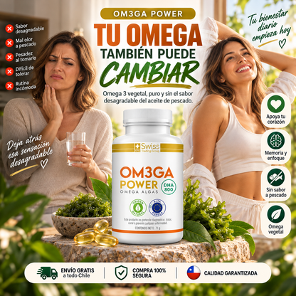 🌿 OM3GA POWER — El Omega 3 que Sí Querrás Tomar Todos los Días | 30% OFF ✨
