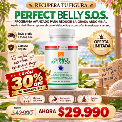 🔥 PERFECT BELLY S.O.S. — Deja de Esconder Tu Abdomen Este Verano | 30% OFF 👙
